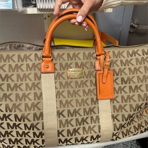 Michael Kors Canvas Duffle